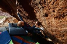 Bouldering in Hueco Tanks on 12/23/2019 with Blue Lizard Climbing and Yoga

Filename: SRM_20191223_1552241.jpg
Aperture: f/4.5
Shutter Speed: 1/250
Body: Canon EOS-1D Mark II
Lens: Canon EF 16-35mm f/2.8 L