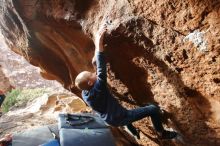 Bouldering in Hueco Tanks on 12/23/2019 with Blue Lizard Climbing and Yoga

Filename: SRM_20191223_1552290.jpg
Aperture: f/4.0
Shutter Speed: 1/250
Body: Canon EOS-1D Mark II
Lens: Canon EF 16-35mm f/2.8 L
