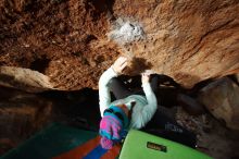 Bouldering in Hueco Tanks on 12/23/2019 with Blue Lizard Climbing and Yoga

Filename: SRM_20191223_1556220.jpg
Aperture: f/6.3
Shutter Speed: 1/250
Body: Canon EOS-1D Mark II
Lens: Canon EF 16-35mm f/2.8 L