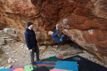 Bouldering in Hueco Tanks on 12/23/2019 with Blue Lizard Climbing and Yoga

Filename: SRM_20191223_1728160.jpg
Aperture: f/4.5
Shutter Speed: 1/250
Body: Canon EOS-1D Mark II
Lens: Canon EF 16-35mm f/2.8 L