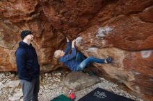 Bouldering in Hueco Tanks on 12/23/2019 with Blue Lizard Climbing and Yoga

Filename: SRM_20191223_1732550.jpg
Aperture: f/4.0
Shutter Speed: 1/250
Body: Canon EOS-1D Mark II
Lens: Canon EF 16-35mm f/2.8 L