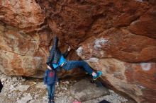 Bouldering in Hueco Tanks on 12/23/2019 with Blue Lizard Climbing and Yoga

Filename: SRM_20191223_1736180.jpg
Aperture: f/3.5
Shutter Speed: 1/250
Body: Canon EOS-1D Mark II
Lens: Canon EF 16-35mm f/2.8 L