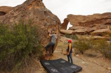 Bouldering in Hueco Tanks on 12/24/2019 with Blue Lizard Climbing and Yoga

Filename: SRM_20191224_1109480.jpg
Aperture: f/5.6
Shutter Speed: 1/500
Body: Canon EOS-1D Mark II
Lens: Canon EF 16-35mm f/2.8 L