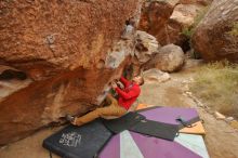 Bouldering in Hueco Tanks on 12/24/2019 with Blue Lizard Climbing and Yoga

Filename: SRM_20191224_1111360.jpg
Aperture: f/4.0
Shutter Speed: 1/320
Body: Canon EOS-1D Mark II
Lens: Canon EF 16-35mm f/2.8 L