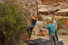 Bouldering in Hueco Tanks on 12/24/2019 with Blue Lizard Climbing and Yoga

Filename: SRM_20191224_1116040.jpg
Aperture: f/5.0
Shutter Speed: 1/320
Body: Canon EOS-1D Mark II
Lens: Canon EF 16-35mm f/2.8 L