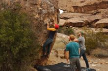 Bouldering in Hueco Tanks on 12/24/2019 with Blue Lizard Climbing and Yoga

Filename: SRM_20191224_1116070.jpg
Aperture: f/5.6
Shutter Speed: 1/320
Body: Canon EOS-1D Mark II
Lens: Canon EF 16-35mm f/2.8 L