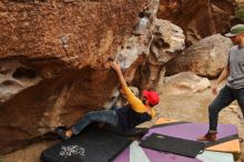 Bouldering in Hueco Tanks on 12/24/2019 with Blue Lizard Climbing and Yoga

Filename: SRM_20191224_1121081.jpg
Aperture: f/4.0
Shutter Speed: 1/320
Body: Canon EOS-1D Mark II
Lens: Canon EF 16-35mm f/2.8 L