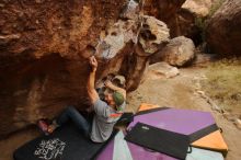 Bouldering in Hueco Tanks on 12/24/2019 with Blue Lizard Climbing and Yoga

Filename: SRM_20191224_1126230.jpg
Aperture: f/5.0
Shutter Speed: 1/250
Body: Canon EOS-1D Mark II
Lens: Canon EF 16-35mm f/2.8 L