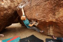 Bouldering in Hueco Tanks on 12/24/2019 with Blue Lizard Climbing and Yoga

Filename: SRM_20191224_1127090.jpg
Aperture: f/3.5
Shutter Speed: 1/250
Body: Canon EOS-1D Mark II
Lens: Canon EF 16-35mm f/2.8 L