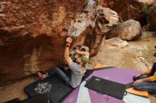 Bouldering in Hueco Tanks on 12/24/2019 with Blue Lizard Climbing and Yoga

Filename: SRM_20191224_1127130.jpg
Aperture: f/4.5
Shutter Speed: 1/250
Body: Canon EOS-1D Mark II
Lens: Canon EF 16-35mm f/2.8 L