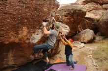 Bouldering in Hueco Tanks on 12/24/2019 with Blue Lizard Climbing and Yoga

Filename: SRM_20191224_1127340.jpg
Aperture: f/5.0
Shutter Speed: 1/250
Body: Canon EOS-1D Mark II
Lens: Canon EF 16-35mm f/2.8 L