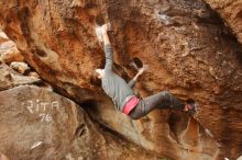 Bouldering in Hueco Tanks on 12/24/2019 with Blue Lizard Climbing and Yoga

Filename: SRM_20191224_1132350.jpg
Aperture: f/4.0
Shutter Speed: 1/250
Body: Canon EOS-1D Mark II
Lens: Canon EF 16-35mm f/2.8 L