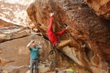 Bouldering in Hueco Tanks on 12/24/2019 with Blue Lizard Climbing and Yoga

Filename: SRM_20191224_1135340.jpg
Aperture: f/4.0
Shutter Speed: 1/250
Body: Canon EOS-1D Mark II
Lens: Canon EF 16-35mm f/2.8 L