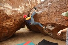 Bouldering in Hueco Tanks on 12/24/2019 with Blue Lizard Climbing and Yoga

Filename: SRM_20191224_1136260.jpg
Aperture: f/5.6
Shutter Speed: 1/250
Body: Canon EOS-1D Mark II
Lens: Canon EF 16-35mm f/2.8 L