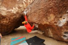 Bouldering in Hueco Tanks on 12/24/2019 with Blue Lizard Climbing and Yoga

Filename: SRM_20191224_1137090.jpg
Aperture: f/6.3
Shutter Speed: 1/250
Body: Canon EOS-1D Mark II
Lens: Canon EF 16-35mm f/2.8 L