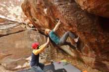 Bouldering in Hueco Tanks on 12/24/2019 with Blue Lizard Climbing and Yoga

Filename: SRM_20191224_1137250.jpg
Aperture: f/4.5
Shutter Speed: 1/250
Body: Canon EOS-1D Mark II
Lens: Canon EF 16-35mm f/2.8 L
