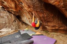 Bouldering in Hueco Tanks on 12/24/2019 with Blue Lizard Climbing and Yoga

Filename: SRM_20191224_1139240.jpg
Aperture: f/4.0
Shutter Speed: 1/250
Body: Canon EOS-1D Mark II
Lens: Canon EF 16-35mm f/2.8 L