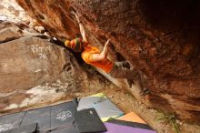 Bouldering in Hueco Tanks on 12/24/2019 with Blue Lizard Climbing and Yoga

Filename: SRM_20191224_1141130.jpg
Aperture: f/4.5
Shutter Speed: 1/250
Body: Canon EOS-1D Mark II
Lens: Canon EF 16-35mm f/2.8 L