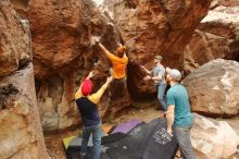 Bouldering in Hueco Tanks on 12/24/2019 with Blue Lizard Climbing and Yoga

Filename: SRM_20191224_1145180.jpg
Aperture: f/5.6
Shutter Speed: 1/250
Body: Canon EOS-1D Mark II
Lens: Canon EF 16-35mm f/2.8 L