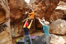 Bouldering in Hueco Tanks on 12/24/2019 with Blue Lizard Climbing and Yoga

Filename: SRM_20191224_1145210.jpg
Aperture: f/6.3
Shutter Speed: 1/250
Body: Canon EOS-1D Mark II
Lens: Canon EF 16-35mm f/2.8 L