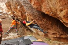 Bouldering in Hueco Tanks on 12/24/2019 with Blue Lizard Climbing and Yoga

Filename: SRM_20191224_1146321.jpg
Aperture: f/4.0
Shutter Speed: 1/250
Body: Canon EOS-1D Mark II
Lens: Canon EF 16-35mm f/2.8 L