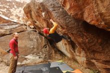 Bouldering in Hueco Tanks on 12/24/2019 with Blue Lizard Climbing and Yoga

Filename: SRM_20191224_1146370.jpg
Aperture: f/4.5
Shutter Speed: 1/250
Body: Canon EOS-1D Mark II
Lens: Canon EF 16-35mm f/2.8 L