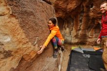 Bouldering in Hueco Tanks on 12/24/2019 with Blue Lizard Climbing and Yoga

Filename: SRM_20191224_1149000.jpg
Aperture: f/6.3
Shutter Speed: 1/250
Body: Canon EOS-1D Mark II
Lens: Canon EF 16-35mm f/2.8 L