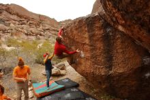 Bouldering in Hueco Tanks on 12/24/2019 with Blue Lizard Climbing and Yoga

Filename: SRM_20191224_1159550.jpg
Aperture: f/8.0
Shutter Speed: 1/250
Body: Canon EOS-1D Mark II
Lens: Canon EF 16-35mm f/2.8 L