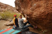 Bouldering in Hueco Tanks on 12/24/2019 with Blue Lizard Climbing and Yoga

Filename: SRM_20191224_1202180.jpg
Aperture: f/6.3
Shutter Speed: 1/320
Body: Canon EOS-1D Mark II
Lens: Canon EF 16-35mm f/2.8 L