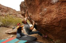 Bouldering in Hueco Tanks on 12/24/2019 with Blue Lizard Climbing and Yoga

Filename: SRM_20191224_1202190.jpg
Aperture: f/6.3
Shutter Speed: 1/320
Body: Canon EOS-1D Mark II
Lens: Canon EF 16-35mm f/2.8 L