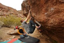 Bouldering in Hueco Tanks on 12/24/2019 with Blue Lizard Climbing and Yoga

Filename: SRM_20191224_1203190.jpg
Aperture: f/6.3
Shutter Speed: 1/320
Body: Canon EOS-1D Mark II
Lens: Canon EF 16-35mm f/2.8 L