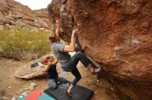 Bouldering in Hueco Tanks on 12/24/2019 with Blue Lizard Climbing and Yoga

Filename: SRM_20191224_1203220.jpg
Aperture: f/6.3
Shutter Speed: 1/320
Body: Canon EOS-1D Mark II
Lens: Canon EF 16-35mm f/2.8 L