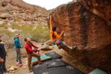 Bouldering in Hueco Tanks on 12/24/2019 with Blue Lizard Climbing and Yoga

Filename: SRM_20191224_1203590.jpg
Aperture: f/6.3
Shutter Speed: 1/320
Body: Canon EOS-1D Mark II
Lens: Canon EF 16-35mm f/2.8 L