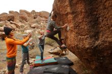 Bouldering in Hueco Tanks on 12/24/2019 with Blue Lizard Climbing and Yoga

Filename: SRM_20191224_1205390.jpg
Aperture: f/6.3
Shutter Speed: 1/320
Body: Canon EOS-1D Mark II
Lens: Canon EF 16-35mm f/2.8 L