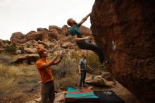 Bouldering in Hueco Tanks on 12/24/2019 with Blue Lizard Climbing and Yoga

Filename: SRM_20191224_1206390.jpg
Aperture: f/10.0
Shutter Speed: 1/320
Body: Canon EOS-1D Mark II
Lens: Canon EF 16-35mm f/2.8 L
