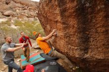 Bouldering in Hueco Tanks on 12/24/2019 with Blue Lizard Climbing and Yoga

Filename: SRM_20191224_1207140.jpg
Aperture: f/5.6
Shutter Speed: 1/320
Body: Canon EOS-1D Mark II
Lens: Canon EF 16-35mm f/2.8 L