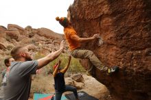 Bouldering in Hueco Tanks on 12/24/2019 with Blue Lizard Climbing and Yoga

Filename: SRM_20191224_1212050.jpg
Aperture: f/7.1
Shutter Speed: 1/320
Body: Canon EOS-1D Mark II
Lens: Canon EF 16-35mm f/2.8 L