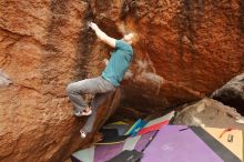 Bouldering in Hueco Tanks on 12/24/2019 with Blue Lizard Climbing and Yoga

Filename: SRM_20191224_1221250.jpg
Aperture: f/5.0
Shutter Speed: 1/250
Body: Canon EOS-1D Mark II
Lens: Canon EF 16-35mm f/2.8 L