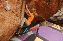 Bouldering in Hueco Tanks on 12/24/2019 with Blue Lizard Climbing and Yoga

Filename: SRM_20191224_1222290.jpg
Aperture: f/5.0
Shutter Speed: 1/250
Body: Canon EOS-1D Mark II
Lens: Canon EF 16-35mm f/2.8 L