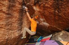 Bouldering in Hueco Tanks on 12/24/2019 with Blue Lizard Climbing and Yoga

Filename: SRM_20191224_1228390.jpg
Aperture: f/5.0
Shutter Speed: 1/250
Body: Canon EOS-1D Mark II
Lens: Canon EF 16-35mm f/2.8 L
