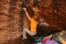Bouldering in Hueco Tanks on 12/24/2019 with Blue Lizard Climbing and Yoga

Filename: SRM_20191224_1228440.jpg
Aperture: f/5.6
Shutter Speed: 1/250
Body: Canon EOS-1D Mark II
Lens: Canon EF 16-35mm f/2.8 L