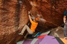 Bouldering in Hueco Tanks on 12/24/2019 with Blue Lizard Climbing and Yoga

Filename: SRM_20191224_1233520.jpg
Aperture: f/5.6
Shutter Speed: 1/250
Body: Canon EOS-1D Mark II
Lens: Canon EF 16-35mm f/2.8 L