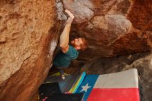 Bouldering in Hueco Tanks on 12/24/2019 with Blue Lizard Climbing and Yoga

Filename: SRM_20191224_1239060.jpg
Aperture: f/5.0
Shutter Speed: 1/250
Body: Canon EOS-1D Mark II
Lens: Canon EF 16-35mm f/2.8 L