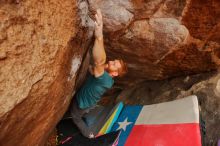 Bouldering in Hueco Tanks on 12/24/2019 with Blue Lizard Climbing and Yoga

Filename: SRM_20191224_1239061.jpg
Aperture: f/5.0
Shutter Speed: 1/250
Body: Canon EOS-1D Mark II
Lens: Canon EF 16-35mm f/2.8 L