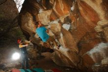 Bouldering in Hueco Tanks on 12/24/2019 with Blue Lizard Climbing and Yoga

Filename: SRM_20191224_1317540.jpg
Aperture: f/8.0
Shutter Speed: 1/250
Body: Canon EOS-1D Mark II
Lens: Canon EF 16-35mm f/2.8 L