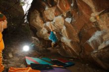 Bouldering in Hueco Tanks on 12/24/2019 with Blue Lizard Climbing and Yoga

Filename: SRM_20191224_1322140.jpg
Aperture: f/8.0
Shutter Speed: 1/250
Body: Canon EOS-1D Mark II
Lens: Canon EF 16-35mm f/2.8 L