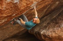 Bouldering in Hueco Tanks on 12/24/2019 with Blue Lizard Climbing and Yoga

Filename: SRM_20191224_1325050.jpg
Aperture: f/5.6
Shutter Speed: 1/250
Body: Canon EOS-1D Mark II
Lens: Canon EF 16-35mm f/2.8 L