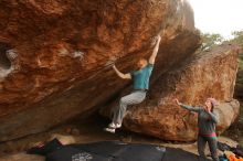 Bouldering in Hueco Tanks on 12/24/2019 with Blue Lizard Climbing and Yoga

Filename: SRM_20191224_1325130.jpg
Aperture: f/7.1
Shutter Speed: 1/250
Body: Canon EOS-1D Mark II
Lens: Canon EF 16-35mm f/2.8 L