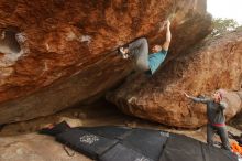 Bouldering in Hueco Tanks on 12/24/2019 with Blue Lizard Climbing and Yoga

Filename: SRM_20191224_1325150.jpg
Aperture: f/7.1
Shutter Speed: 1/250
Body: Canon EOS-1D Mark II
Lens: Canon EF 16-35mm f/2.8 L