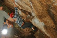 Bouldering in Hueco Tanks on 12/24/2019 with Blue Lizard Climbing and Yoga

Filename: SRM_20191224_1326560.jpg
Aperture: f/8.0
Shutter Speed: 1/250
Body: Canon EOS-1D Mark II
Lens: Canon EF 16-35mm f/2.8 L